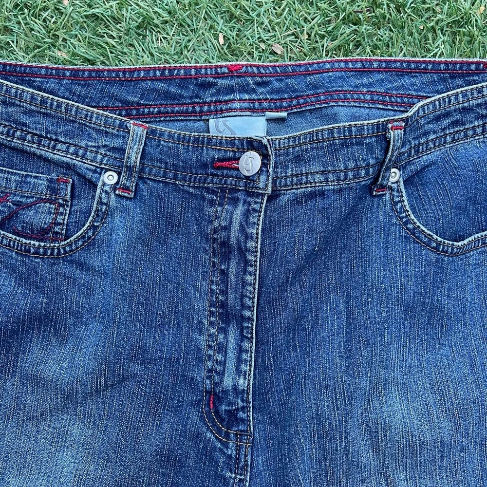 Y2K Blue Denim Jorts - Picture 3 of 6